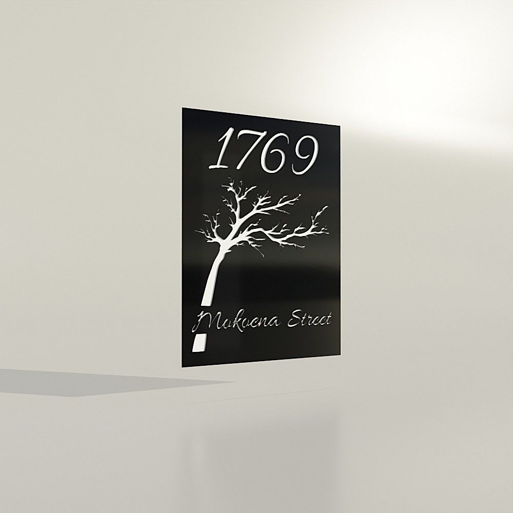 Custom Address Sign